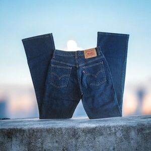 Levi's Junior's Dark Blue Boot Cut Jeans